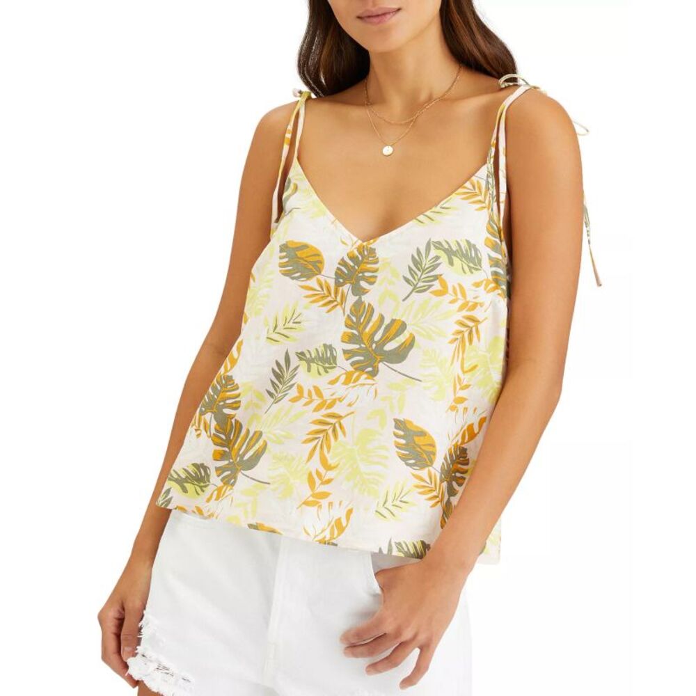 Sanctuary Printed Tie Shoulder Swing Top - XL